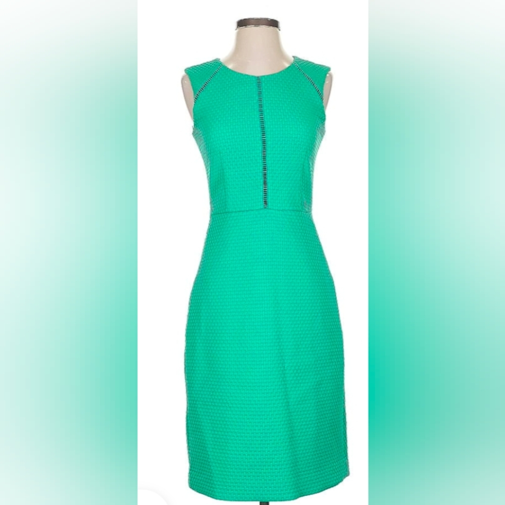 J. Crew Green Portfolio Dress
